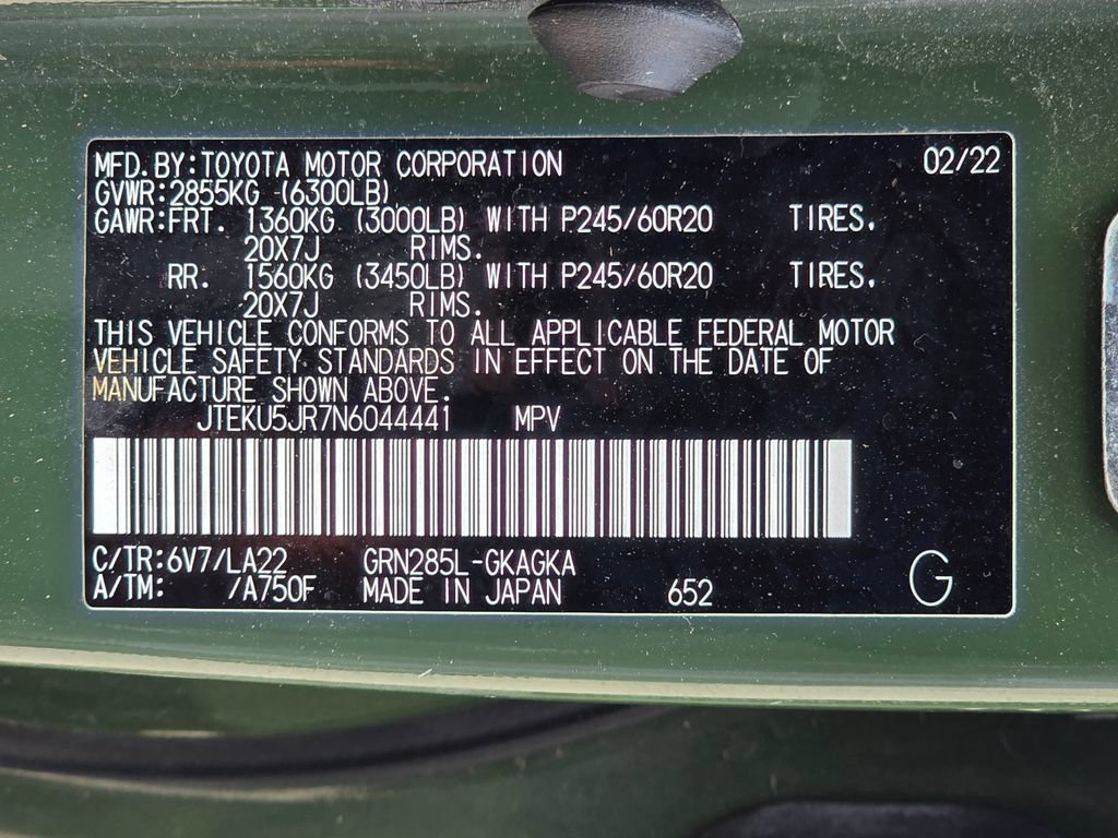 Used 2022 Toyota 4Runner Limited AWD/4WD image 55