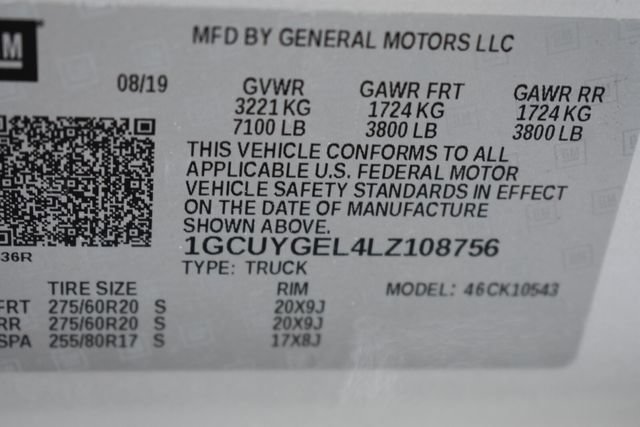 Certified 2020 Chevrolet Silverado 1500 LTZ w/ LTZ Premium Package AWD/4WD image 39