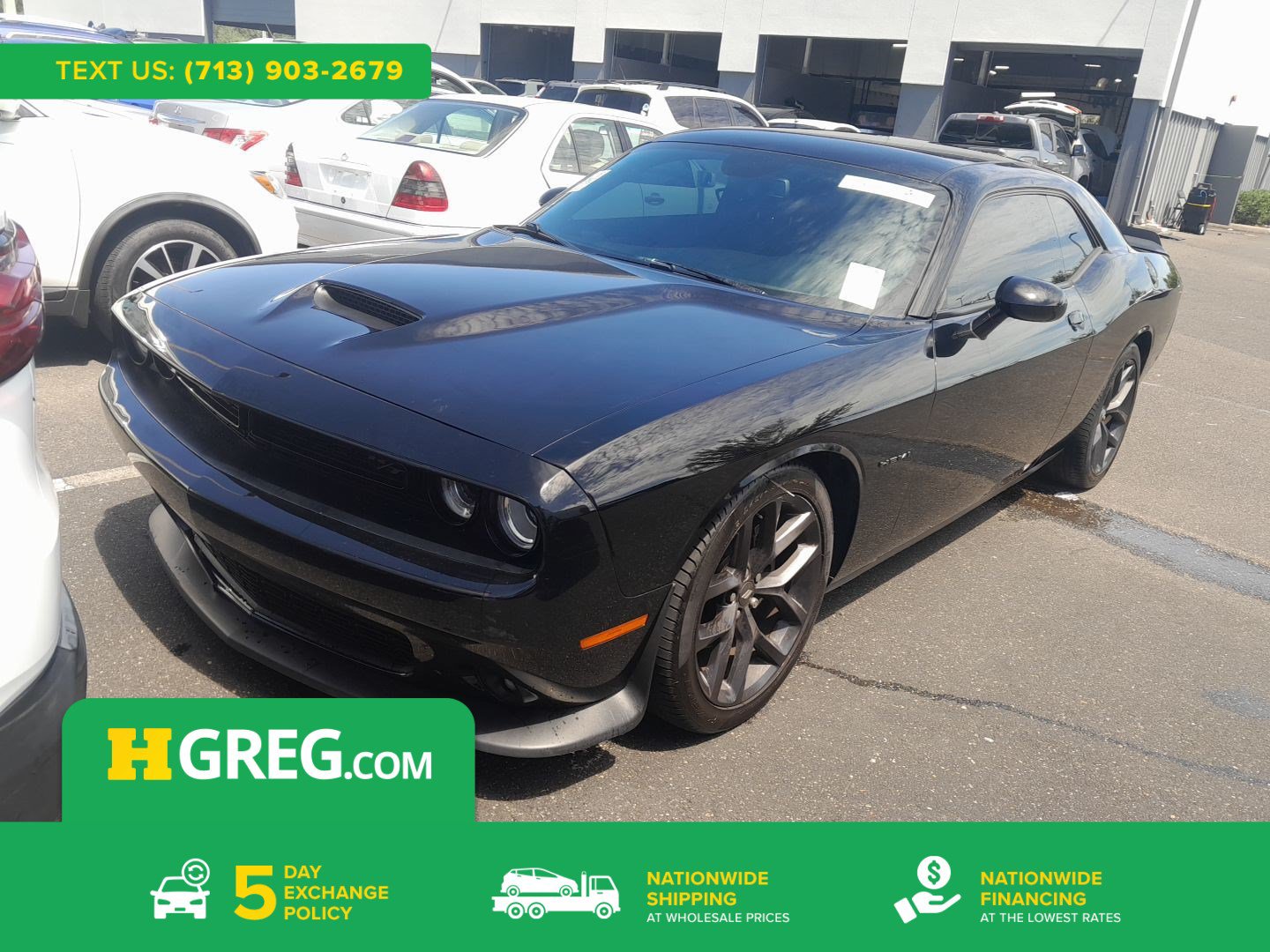 Used 2021 Dodge Challenger R/T w/ Blacktop Package RWD image 1