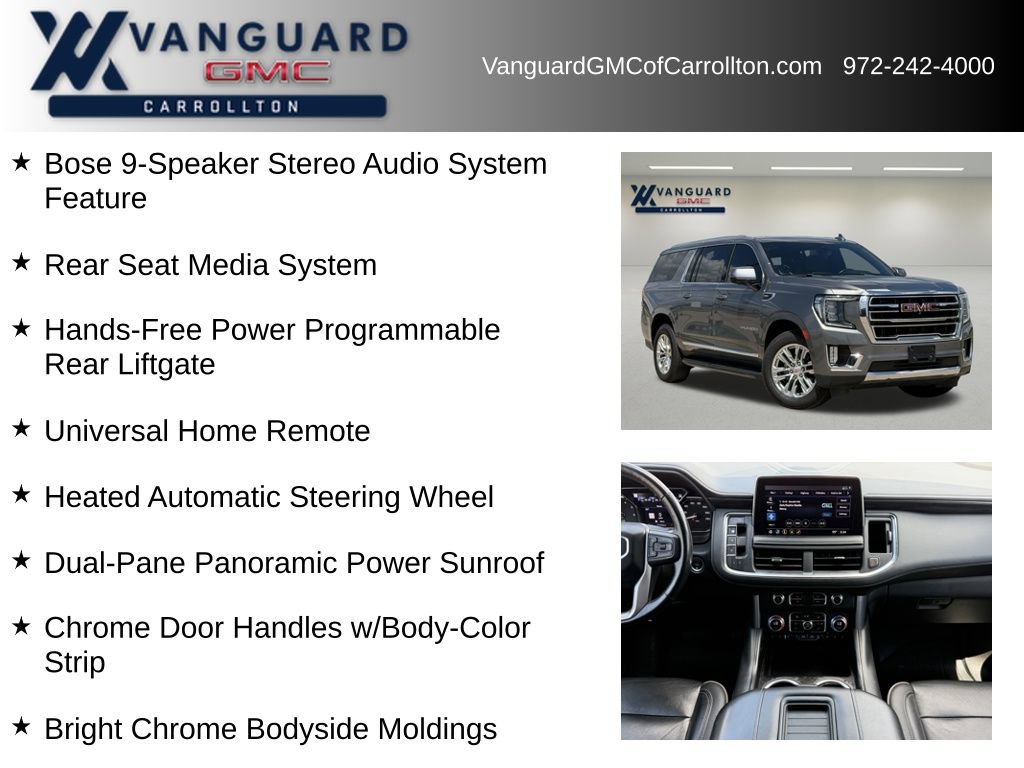 Used 2021 GMC Yukon XL SLT w/ SLT Premium Package AWD/4WD image 12