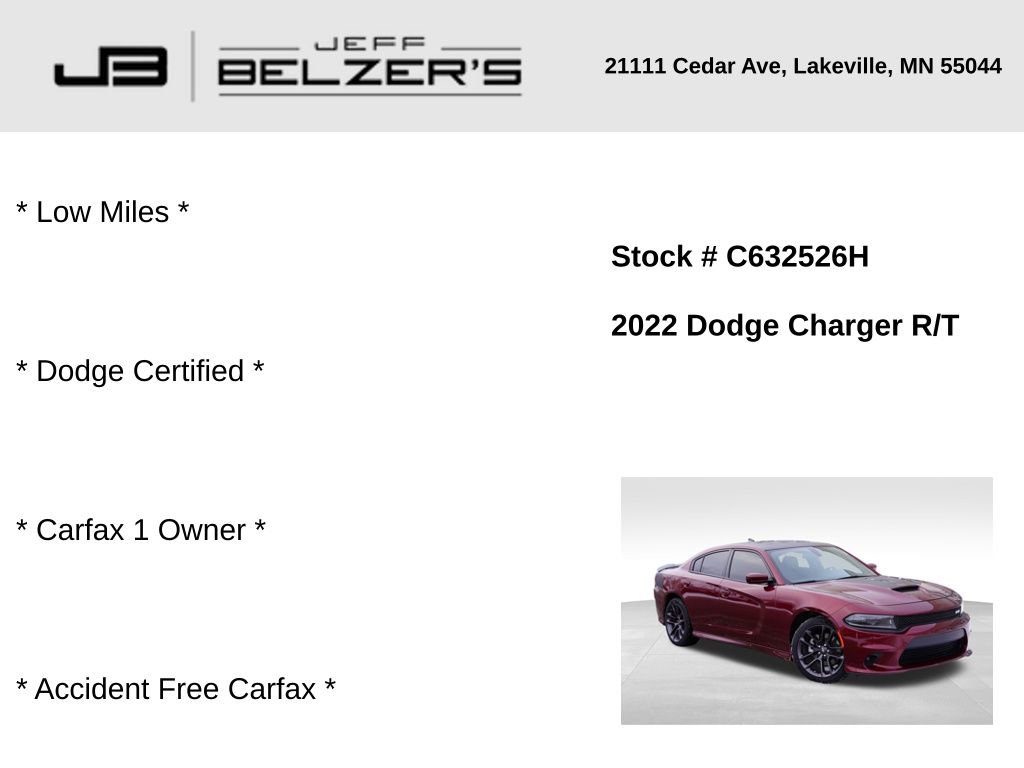 Certified 2022 Dodge Charger R/T w/ Daytona Edition Group image 2