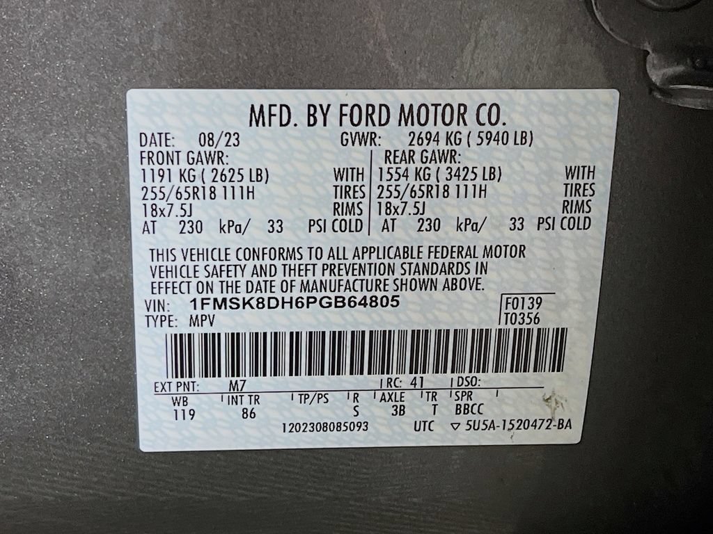 Used 2023 Ford Explorer XLT AWD/4WD image 31