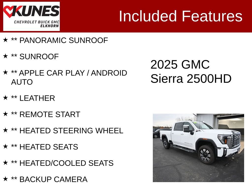 Used 2025 GMC Sierra 2500 Denali w/ Denali Reserve Package image 2