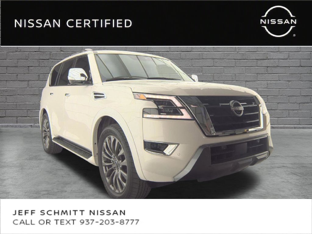 Certified 2024 Nissan Armada Platinum w/ Captain's Chairs Package AWD/4WD image 1