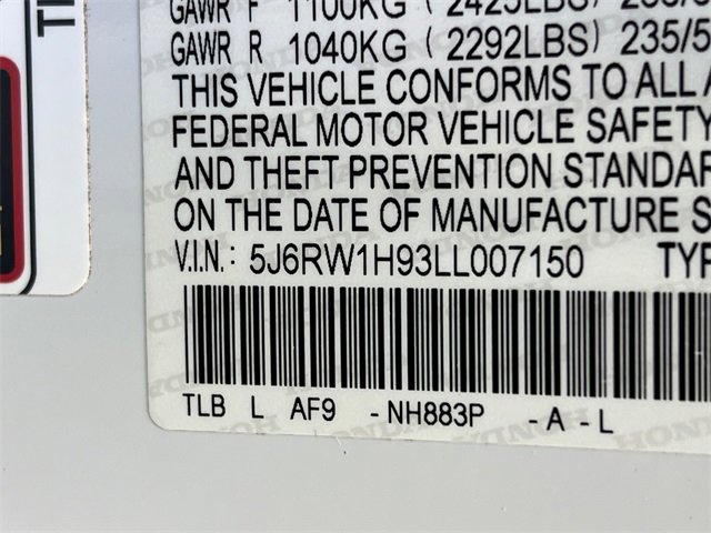 Used 2020 Honda CR-V Touring image 34