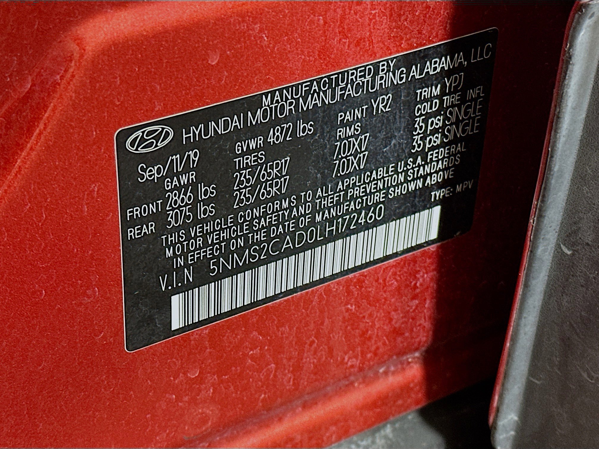 Used 2020 Hyundai Santa Fe SE image 12