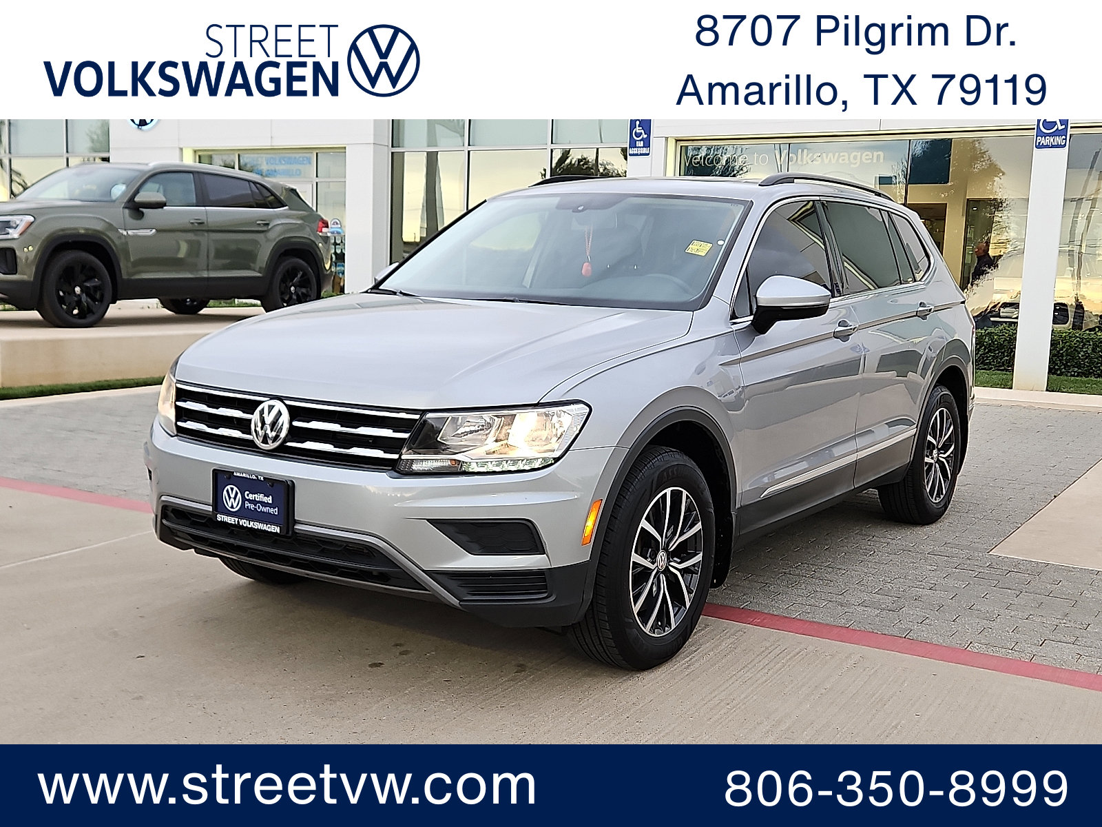 Certified 2020 Volkswagen Tiguan SE w/ Panoramic Sunroof Package