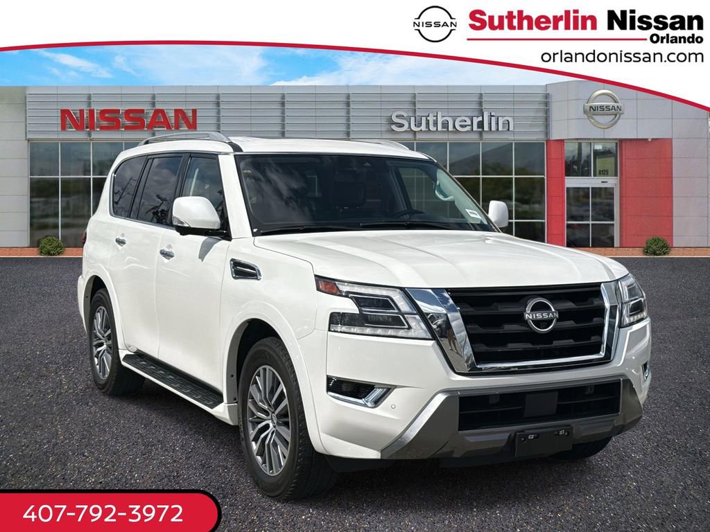 Used 2024 Nissan Armada SL w/ Captain's Chairs Package video 1