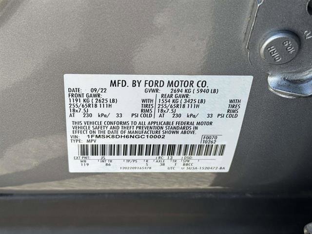 Used 2022 Ford Explorer XLT image 45