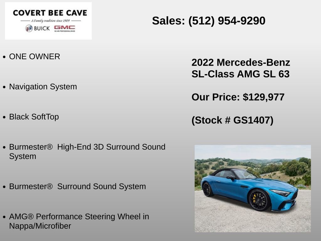 Used 2022 Mercedes-Benz SL 63 AMG 4MATIC image 12