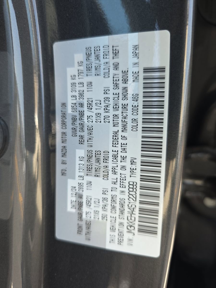 Certified 2025 MAZDA CX-90 Plug-In Hybrid w/ Premium Plus image 21