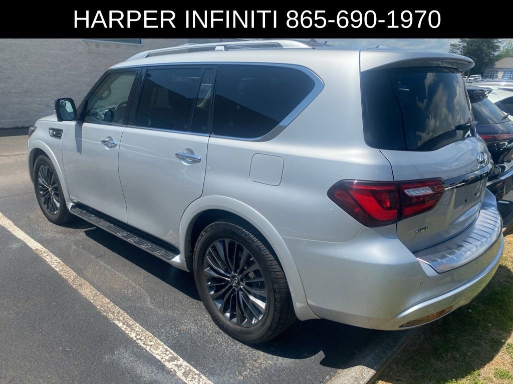 Used 2021 INFINITI QX80 Premium Select w/ Cargo Package AWD/4WD image 2