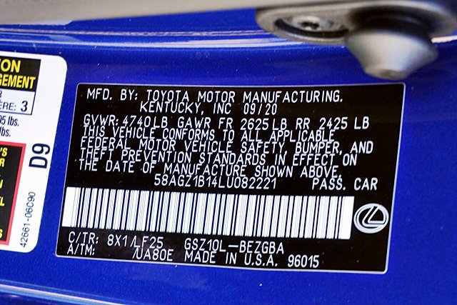 Used 2020 Lexus ES 350 F Sport FWD image 14