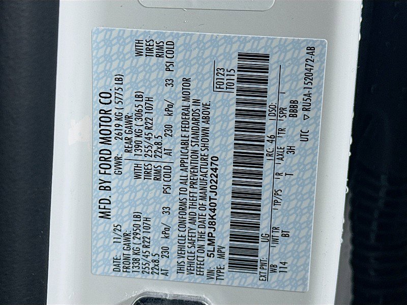 New 2026 Lincoln Nautilus Reserve w/ Jet Appearance Package image 33