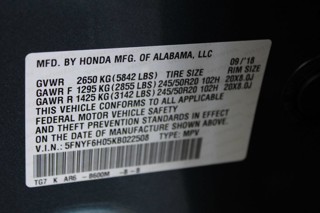 Used 2019 Honda Pilot Elite image 78