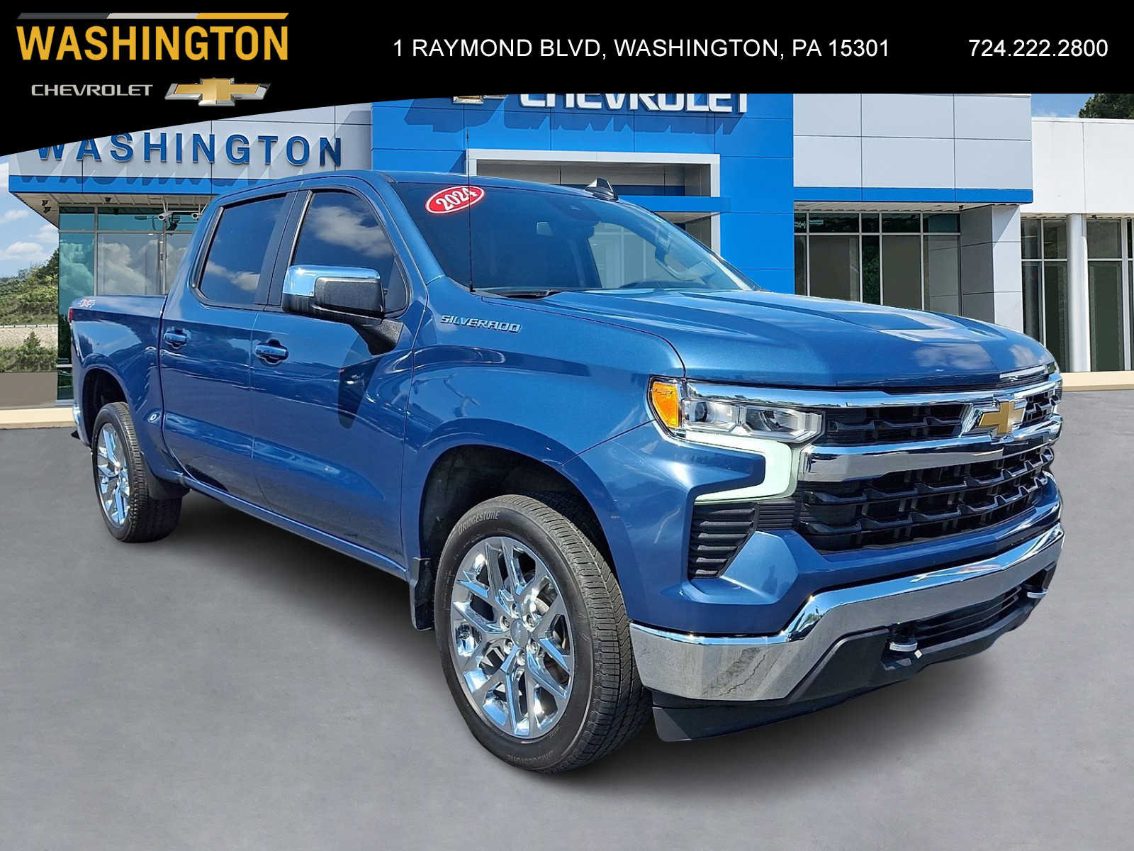 Used 2024 Chevrolet Silverado 1500 LT w/ LPO, Chrome Package AWD/4WD image 1