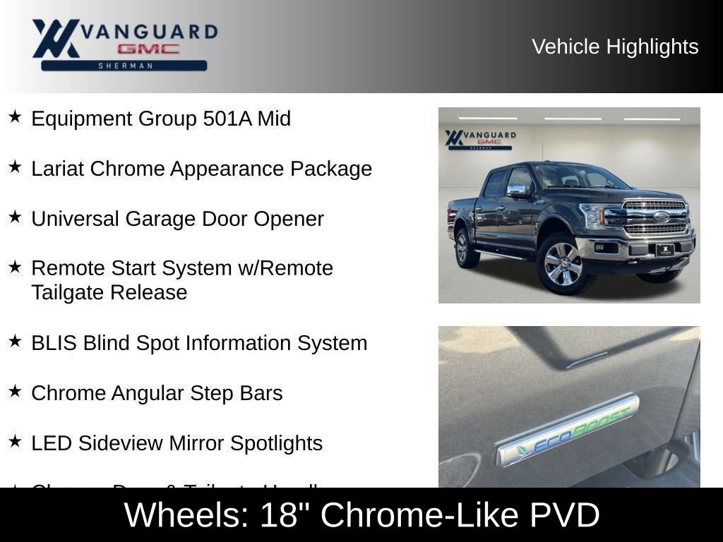 Used 2018 Ford F150 Lariat AWD/4WD image 19