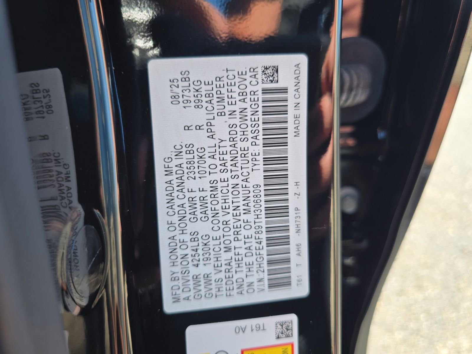 Certified 2026 Honda Civic Sport image 31