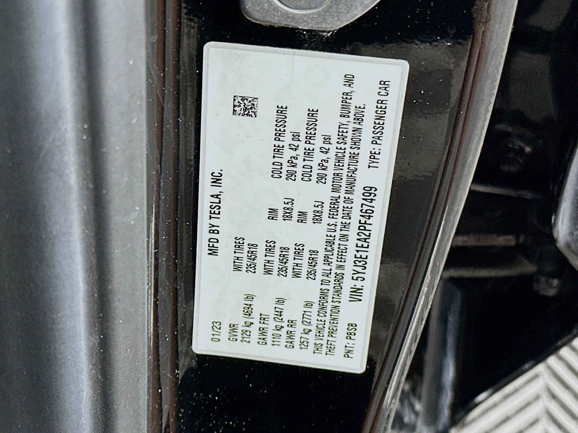 Used 2023 Tesla Model 3 Standard Range image 12