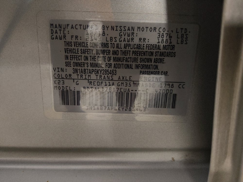 Used 2019 Nissan Sentra SV FWD image 33