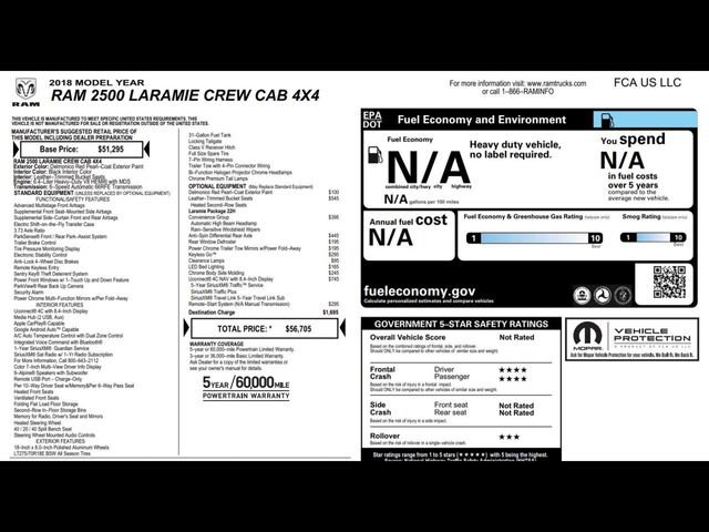 Used 2018 RAM 2500 Laramie w/ Convenience Group image 3
