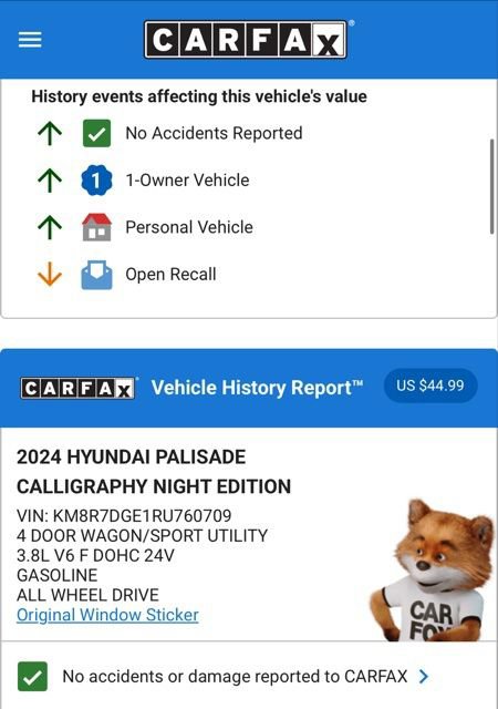 Used 2024 Hyundai Palisade Calligraphy image 5