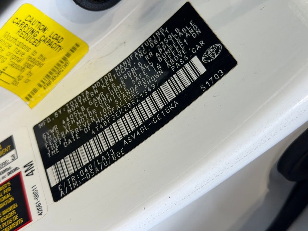 Used 2011 Toyota Camry XLE w/ XLE Extra-Value Pkg #2 image 35