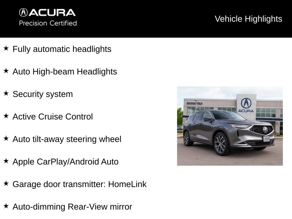 Certified 2022 Acura MDX SH-AWD w/ Technology Package image 17