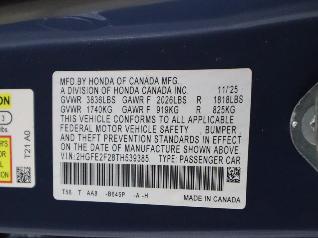 Used 2026 Honda Civic LX image 45