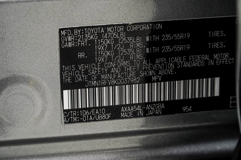 Used 2019 Toyota RAV4 Limited image 39
