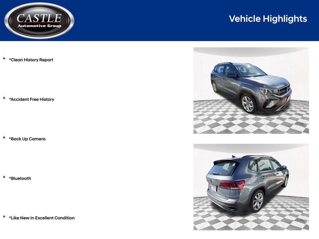 Used 2023 Volkswagen Taos S w/ IQ Drive S Package AWD/4WD image 4