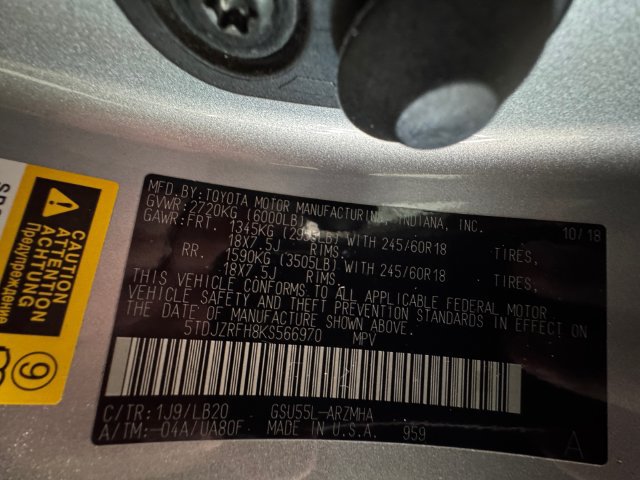 Used 2019 Toyota Highlander XLE AWD/4WD image 30