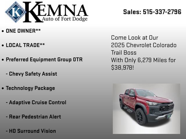Used 2025 Chevrolet Colorado Trail Boss image 7