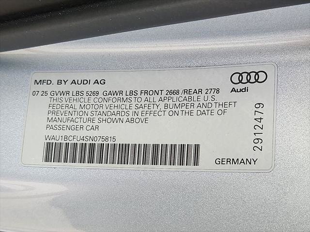 Certified 2025 Audi A5 2.0T Premium w/ Convenience Package AWD/4WD image 27