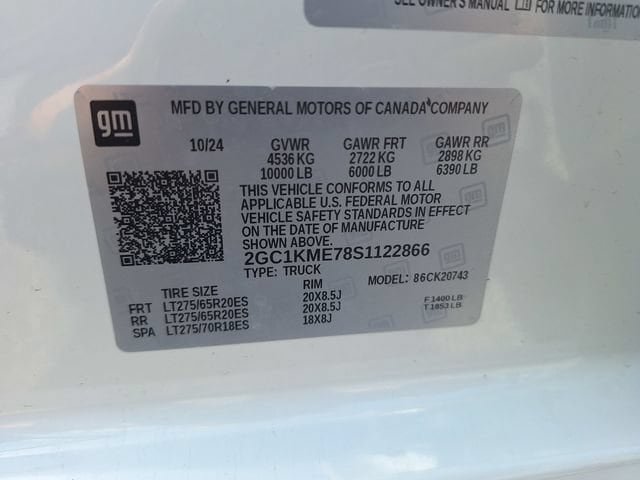 Used 2025 Chevrolet Silverado 2500 Custom w/ Custom Value Package AWD/4WD image 26
