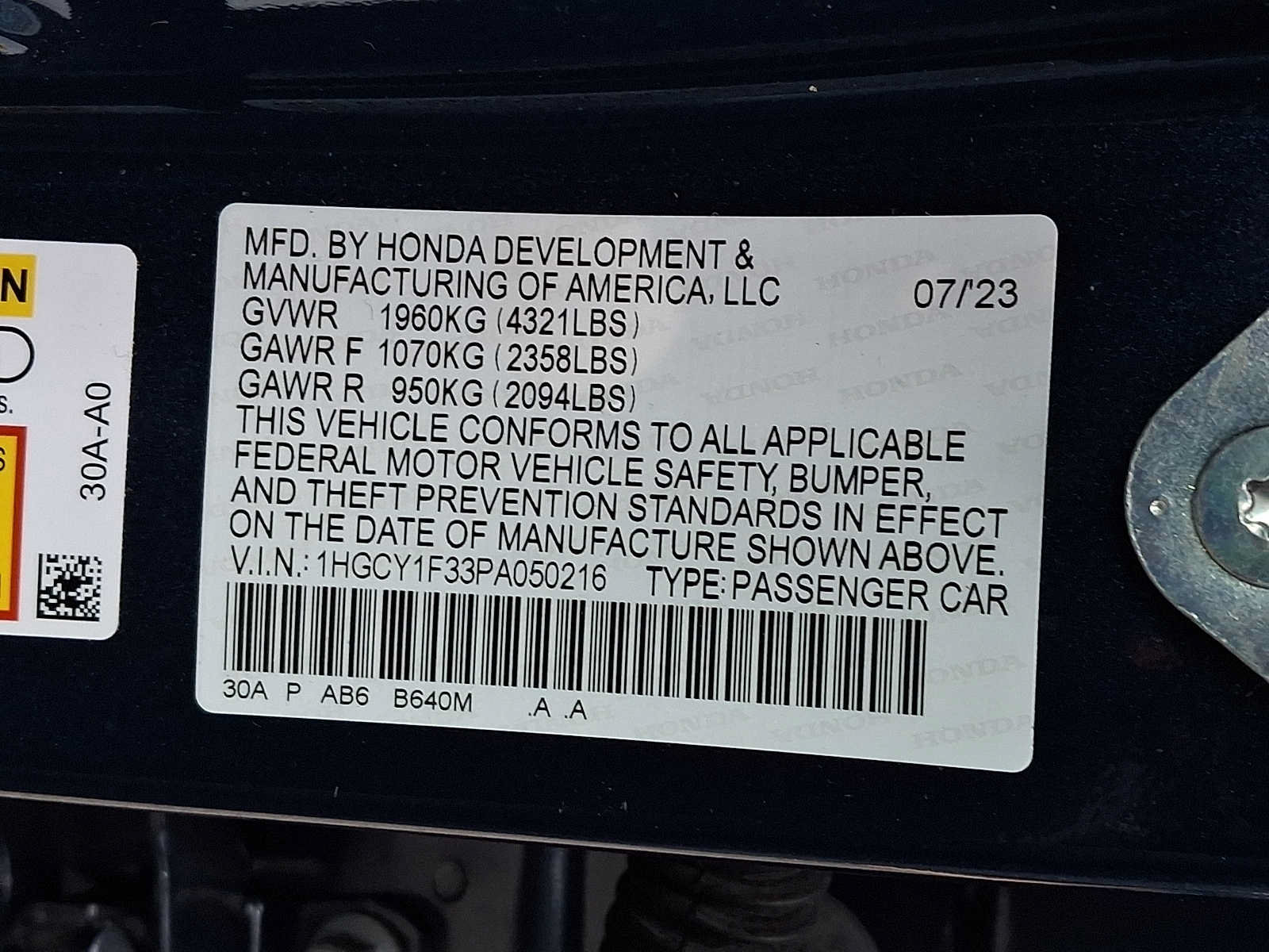 Used 2023 Honda Accord EX image 28