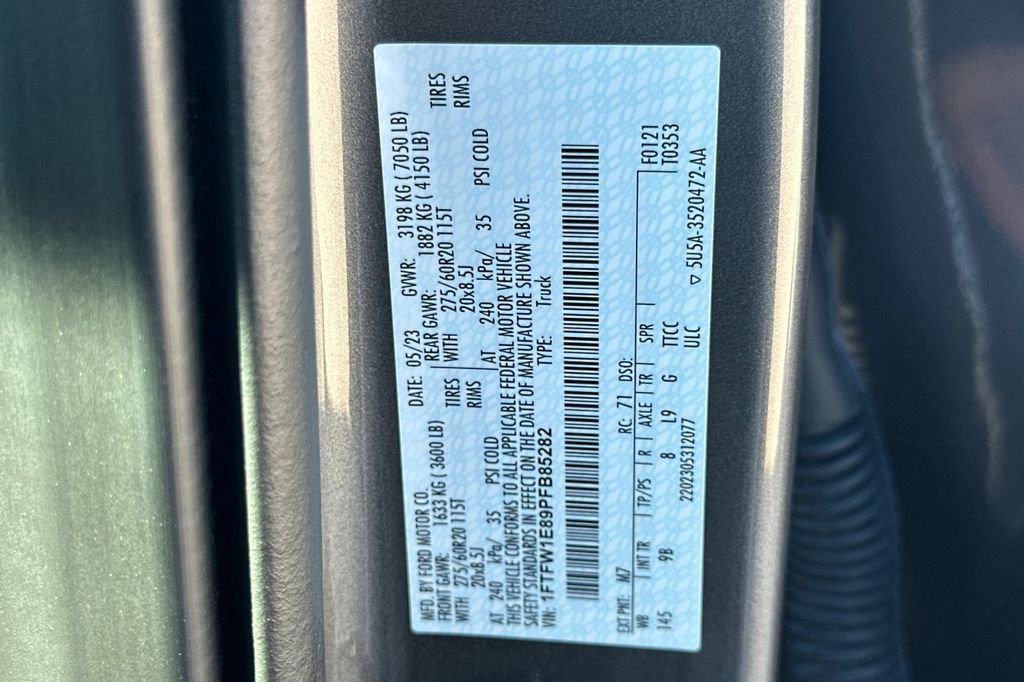 Used 2023 Ford F150 Platinum w/ Equipment Group 701A High image 31