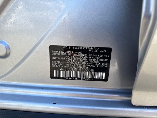 Used 2020 Subaru Crosstrek 2.0i Limited w/ Moonroof Package w/Navigation image 18