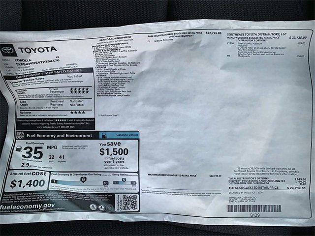 New 2026 Toyota Corolla LE image 37