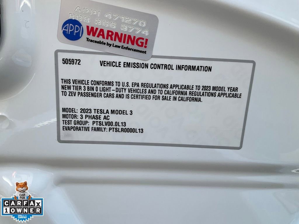 Used 2023 Tesla Model 3 Standard Range image 13