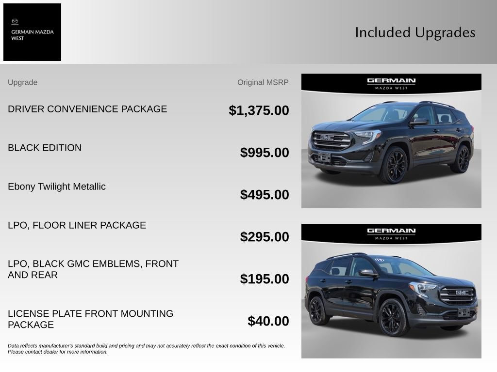 Used 2019 GMC Terrain SLE w/ Driver Convenience Package AWD/4WD image 11