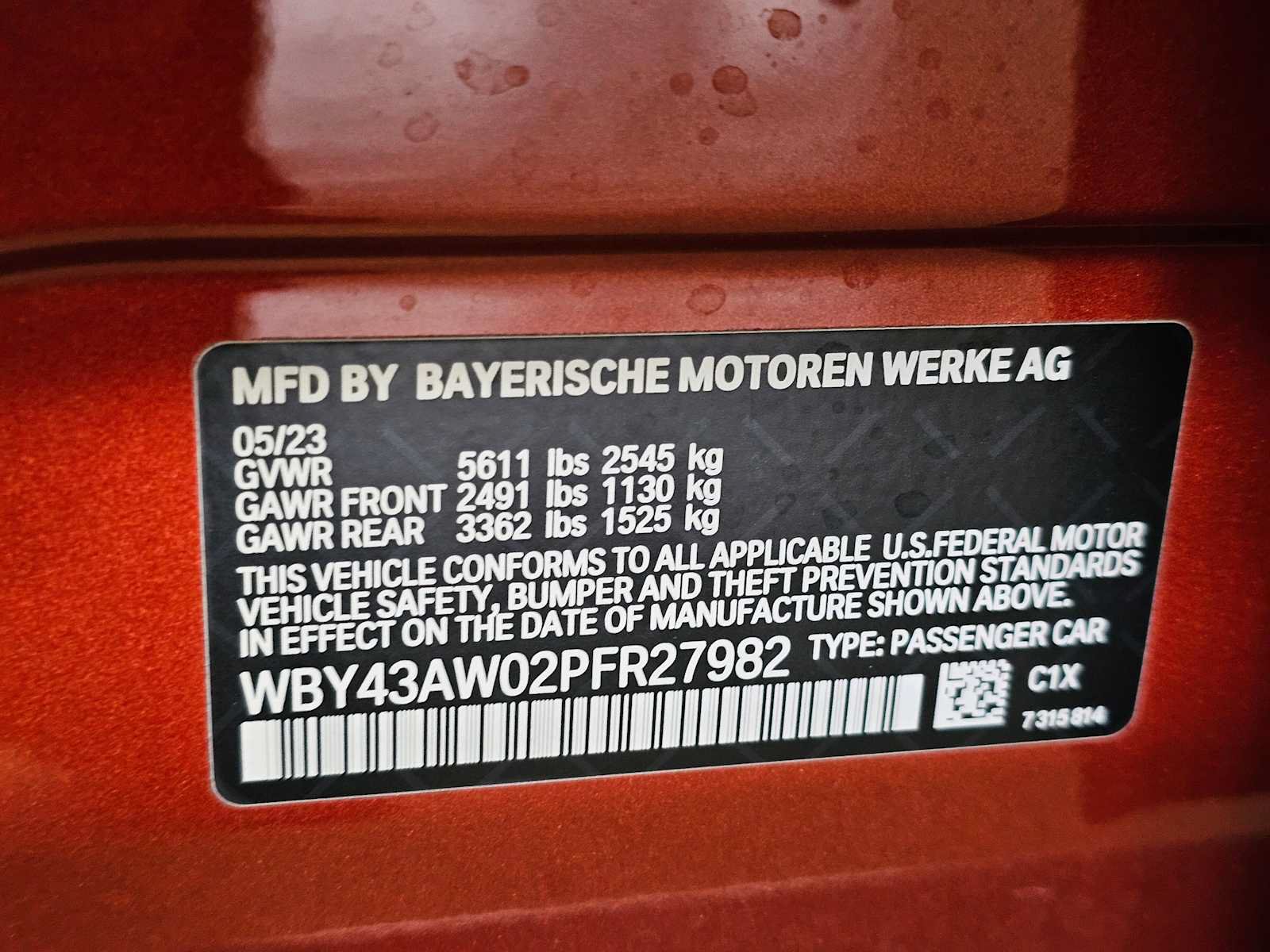Certified 2023 BMW i4 eDrive35 w/ Premium Package RWD image 37
