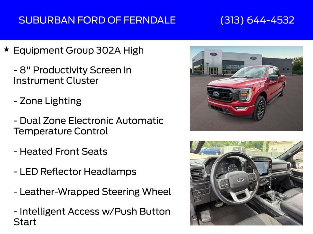 Used 2022 Ford F150 XLT w/ Equipment Group 302A High AWD/4WD image 9