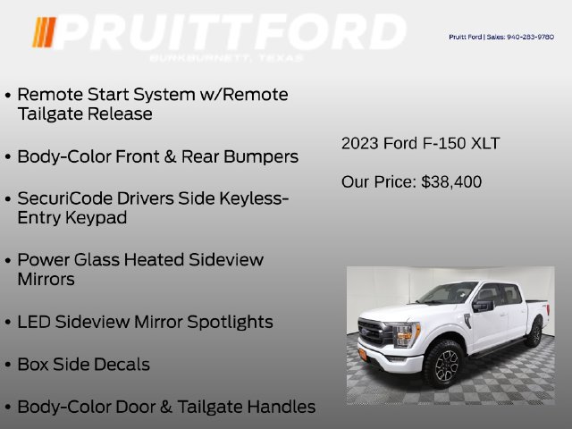 Used 2023 Ford F150 XLT w/ Equipment Group 302A High AWD/4WD image 37