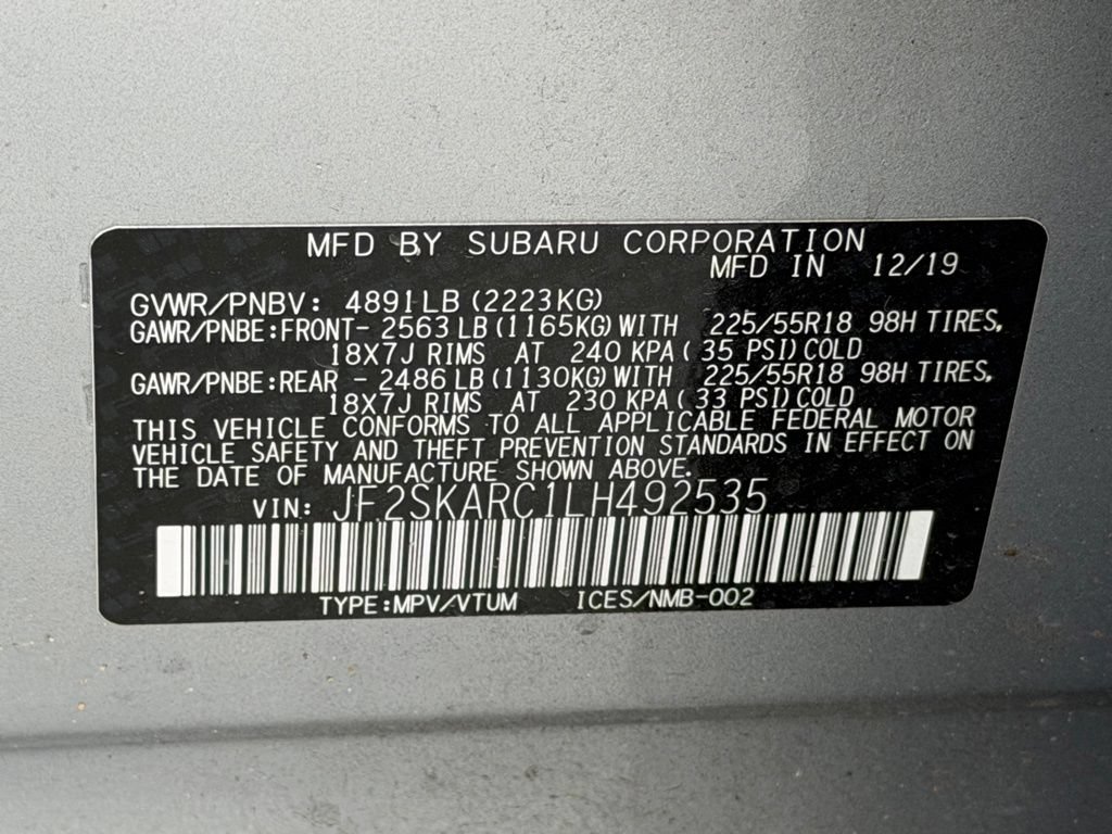 Used 2020 Subaru Forester Sport w/ Popular Package #2 AWD/4WD image 33
