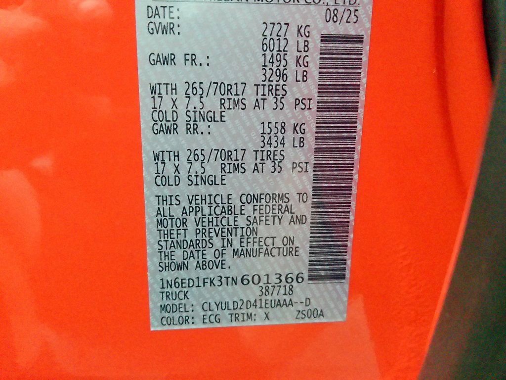 New 2026 Nissan Frontier PRO-4X w/ Tow Package image 50