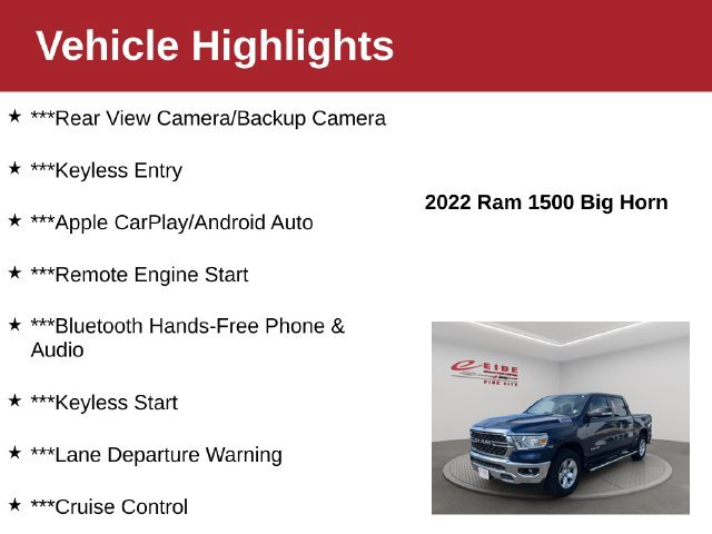 Used 2022 RAM 1500 Big Horn AWD/4WD image 4