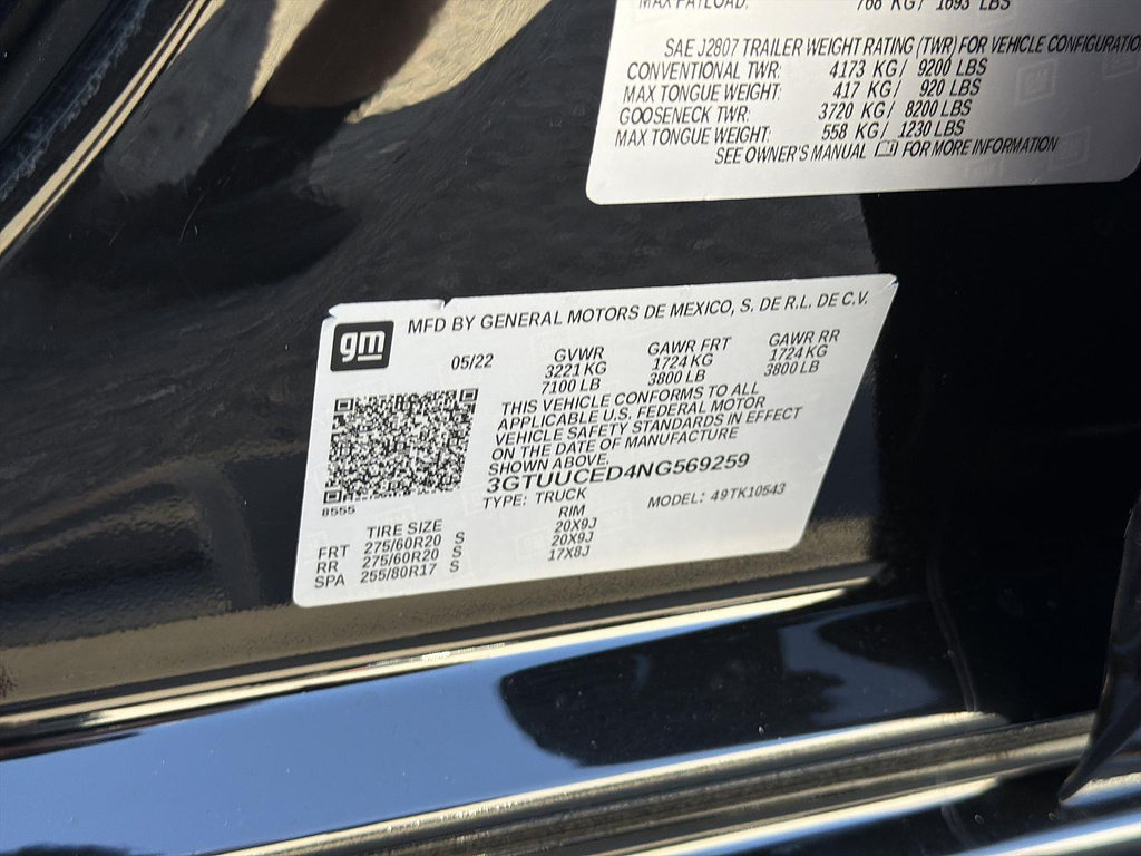 Used 2022 GMC Sierra 1500 Elevation w/ Elevation Premium Package AWD/4WD image 34