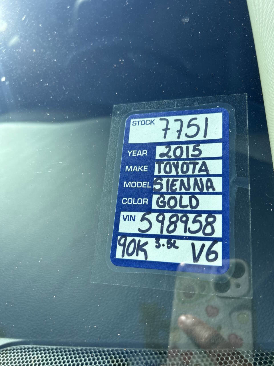 Used 2015 Toyota Sienna XLE w/ XLE Navigation Package FWD image 16