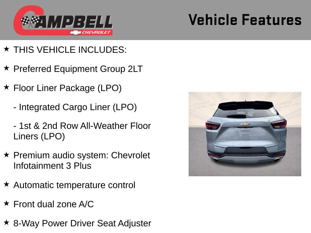 Used 2023 Chevrolet Blazer LT w/ LPO, Floor Liner Package image 5